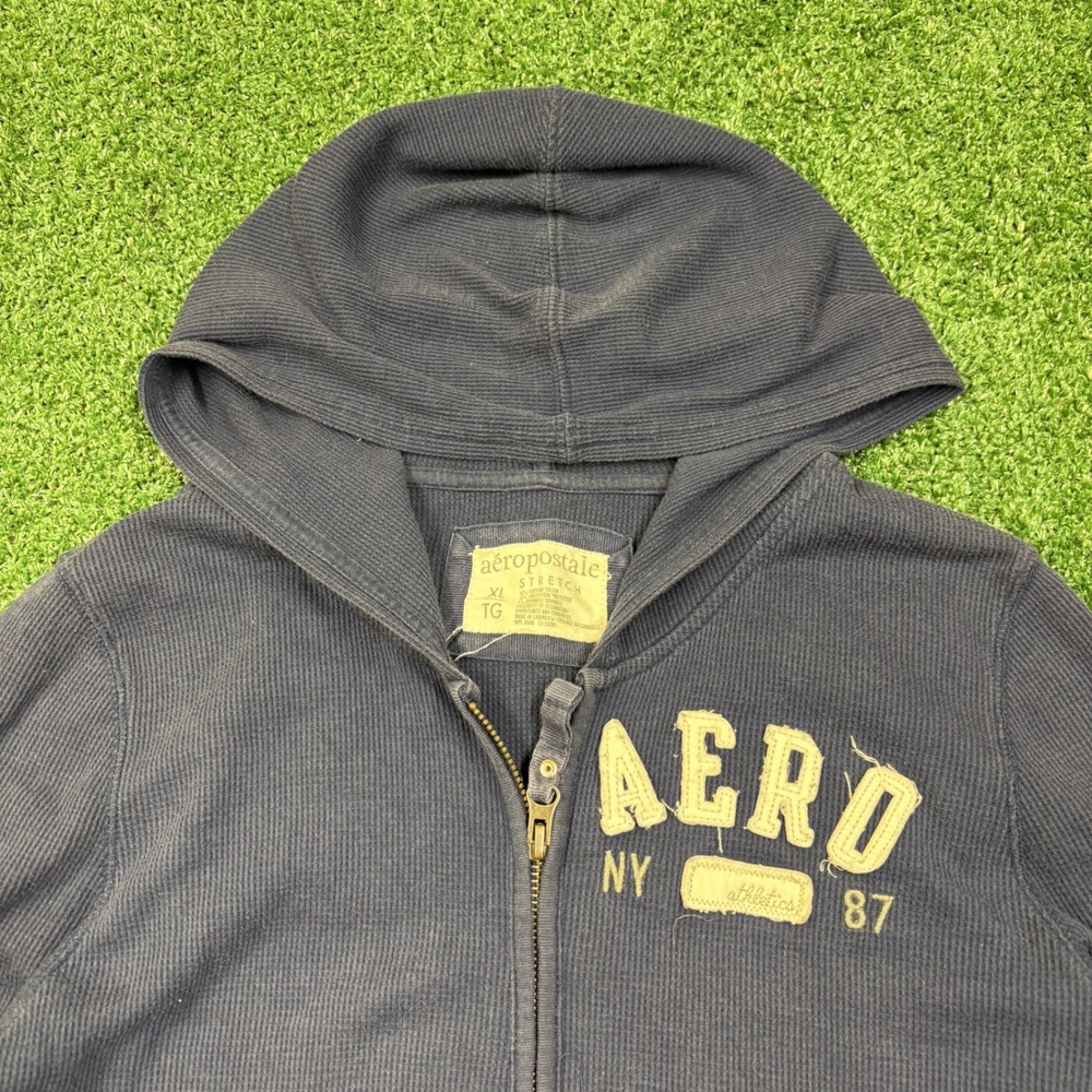 Y2K Aeropostale Zip Up Hoodie - Picture 2 of 6